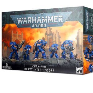 WARHAMMER Space Mairines HEAVY INTERCESSORS- 5 Miniatures